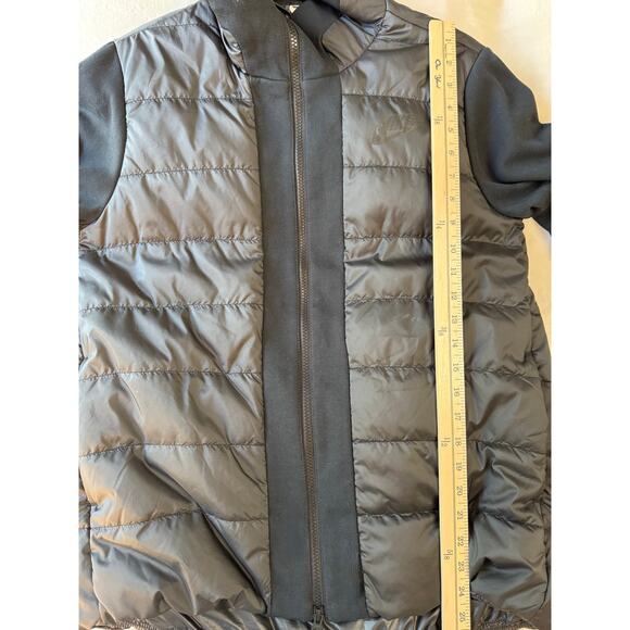NIKE Tech Fleece Puffer Advance Bomber Jacket Black Goose Down Women's Sz M - Picture 7 of 9